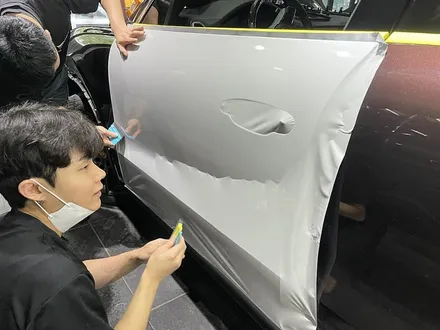 자동차랩핑가격 카이엔 쿠페 크레용 전체랩핑 / 서울 서대문