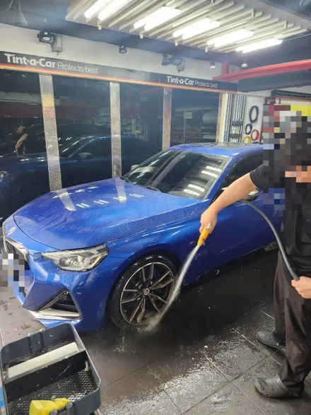 벤츠 glc 범퍼 덴트 복원 / 블랙박스 교체 제네시스 g80 자동차 ppf 랩핑 보험처리 대물 / bmw m2 흠집제거 판금도색 / 서울 서대문구