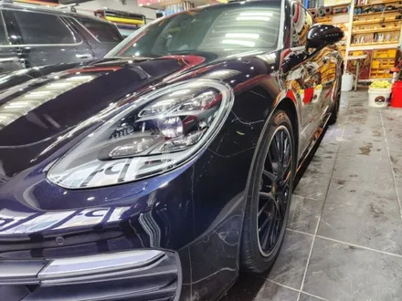 포르쉐 파나메라 범퍼 긁힘 도색 복원 수리 유리막코팅 광택 - 벤츠 s450 접촉사고 수리 후 ppf 랩핑 보험처리 대물 자차 과실 할인 / 서울 서대문구