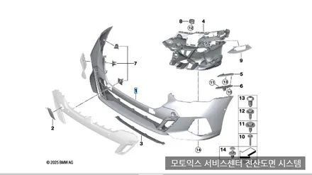 차량 범퍼 복원 가격 ? BMW G60 5시리즈 범퍼 깨짐 수리 업체 / 서울 서대문