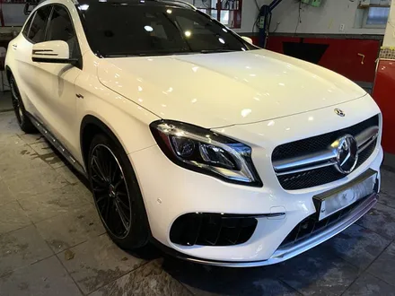 벤츠GLA45 AMG 신차 나노세라믹코팅 헤드라이트PPF / 서울 서대문