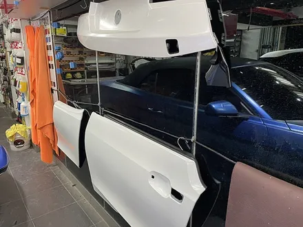 BMW i3 전체랩핑 다이아몬드 화이트 레드 포인트랩핑 / 서울 서대문