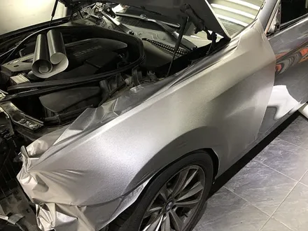 BMW528i 전체랩핑 가격 상담후 티타늄브러쉬 랩핑으로 결정 / 서울 서대문