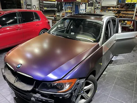 BMW323i E90 전체랩핑 카멜레온 [사틴 로링썬더] / 서울 서대문