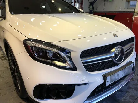 벤츠GLA45 AMG 신차 나노세라믹코팅 헤드라이트PPF / 서울 서대문