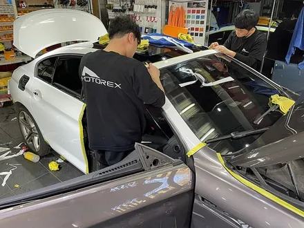 BMW640d 전체랩핑 화이트유광 / 서울 서대문