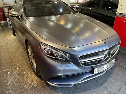 벤츠S63 AMG 쿠페 앞범퍼 복원도색 / 앞범퍼랩핑 / 서울 서대문