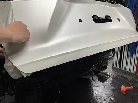 팰리세이드 전체랩핑 투톤 3M2080-SP10 사틴 펄 화이트 / 서울 서대문