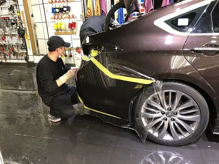 제네시스 G80 후방추돌 전체 PPF 보험처리 / 서울 서대문