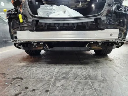 벤츠 S580 범퍼 도장 랩핑 사틴 화이트 무광 차량 래핑 진주색 / 강남구 서초구 송파구 보험처리 / 서울 서대문