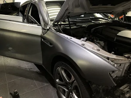자동차랩핑 사고 범퍼손상으로 전체랩핑 진행 BMW640i / 서울 서대문