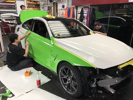BMW 420d 그란쿠페 전체랩핑 재시공으로 화려한 변신 / 서울 서대문