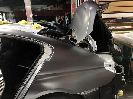 자동차랩핑 사고 범퍼손상으로 전체랩핑 진행 BMW640i / 서울 서대문