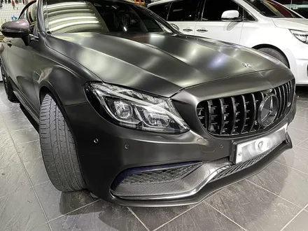 벤츠C63 AMG 카브리올레 전체랩핑 보험처리 재시공 / 서울 서대문