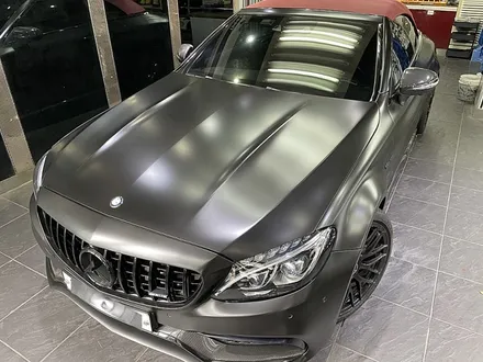 벤츠C63 AMG 카브리올레 전체랩핑 보험처리 재시공 / 서울 서대문