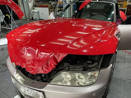 BMW Z3 올드카 복원 전체랩핑 [에이버리 카마인 레드] / 서울 서대문