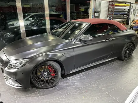 벤츠C63 AMG 카브리올레 전체랩핑 보험처리 재시공 / 서울 서대문