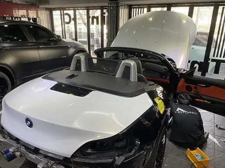 자동차랩핑 BMW Z4 색상변경 [3M2080-GP240 글로스 화이트 골드 스파클] / 서울 서대문구