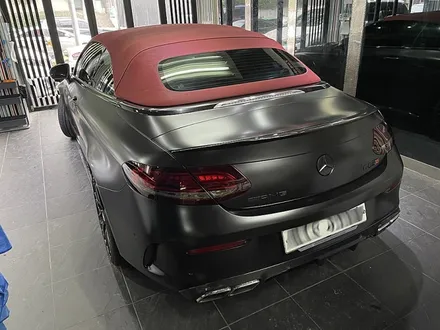 벤츠C63 AMG 카브리올레 전체랩핑 보험처리 재시공 / 서울 서대문