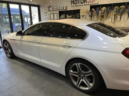 BMW640d 전체랩핑 화이트유광 / 서울 서대문