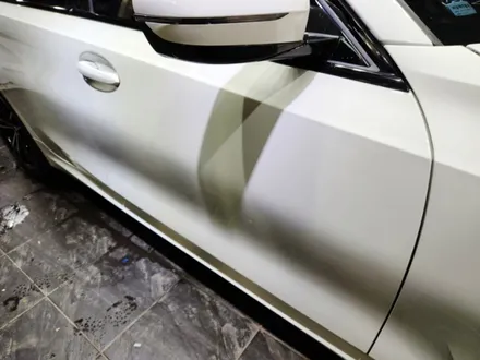수입차 bmw 사고 수리 랩핑 제거 광택 / 디펜더 판금도색 덴트 // bmw 330e 문짝 교체 없이 복원 수리비 / 서울 서대문구