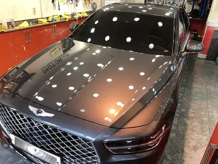 제네시스 G90 신차코팅 나노세라믹코팅 진행 / 서울 서대문