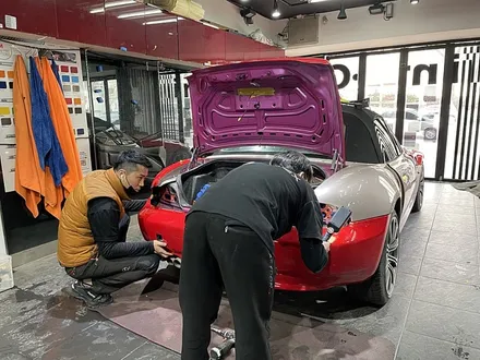 BMW Z3 올드카 복원 전체랩핑 [에이버리 카마인 레드] / 서울 서대문