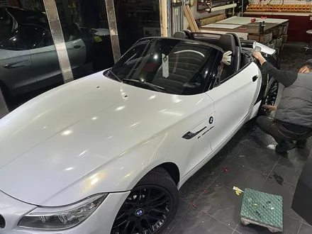 자동차랩핑 BMW Z4 색상변경 [3M2080-GP240 글로스 화이트 골드 스파클] / 서울 서대문구
