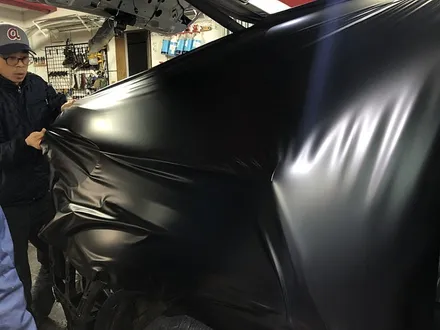 BMW X6 전체랩핑 사틴블랙 색상변경 / 서울 서대문