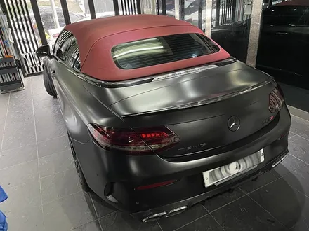 벤츠C63 AMG 카브리올레 전체랩핑 보험처리 재시공 / 서울 서대문