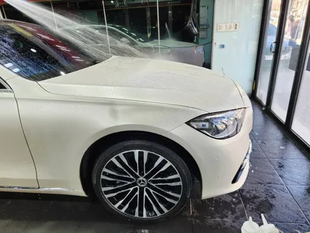 벤츠 S580 범퍼 도장 랩핑 사틴 화이트 무광 차량 래핑 진주색 / 강남구 서초구 송파구 보험처리 / 서울 서대문