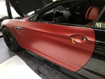 BMW M6 사틴뱀파이어레드 전체랩핑 [3M2080-SP273] / 서울 서대문