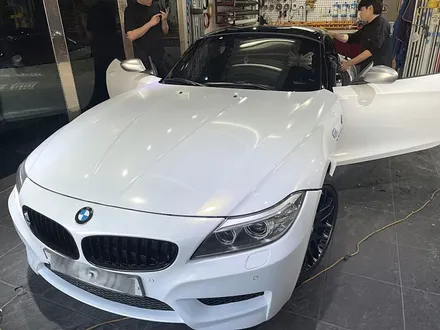 자동차랩핑 BMW Z4 색상변경 [3M2080-GP240 글로스 화이트 골드 스파클] / 서울 서대문구