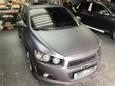 무광랩핑 매트차콜메탈릭 전체랩핑 아베오 / 서울 서대문