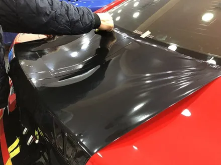 머스탱GT 바이퍼데칼 부분카본랩핑 시공 / 서울 서대문