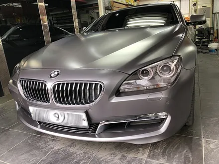 자동차랩핑 사고 범퍼손상으로 전체랩핑 진행 BMW640i / 서울 서대문