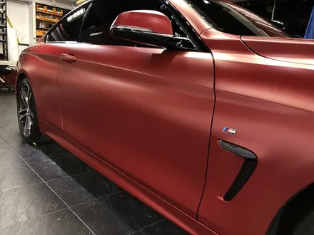 BMW420d 쿠페 전체랩핑 [사틴뱀파이어레드] / 서울 서대문