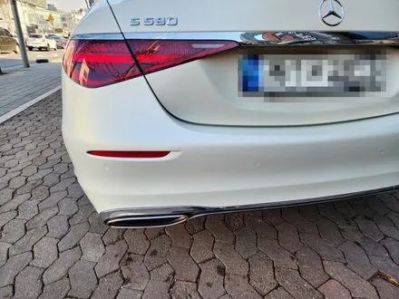 벤츠 S580 범퍼 도장 랩핑 사틴 화이트 무광 차량 래핑 진주색 / 강남구 서초구 송파구 보험처리 / 서울 서대문