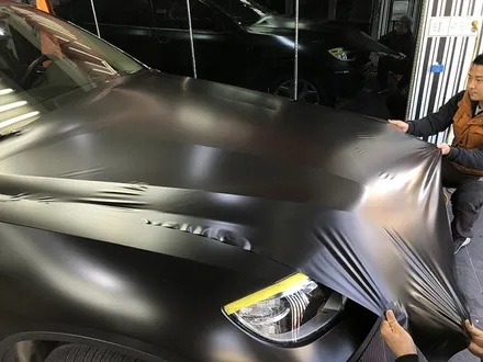 BMW X6 전체랩핑 사틴블랙 색상변경 / 서울 서대문