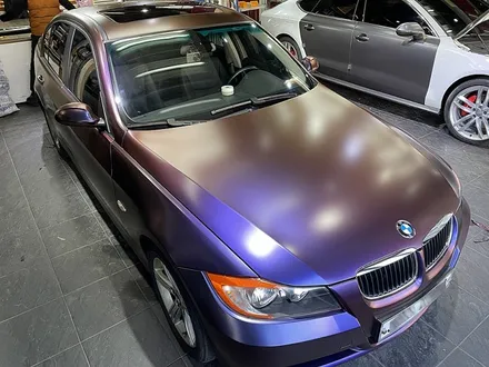 BMW323i E90 전체랩핑 카멜레온 [사틴 로링썬더] / 서울 서대문