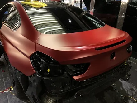 BMW M6 사틴뱀파이어레드 전체랩핑 [3M2080-SP273] / 서울 서대문