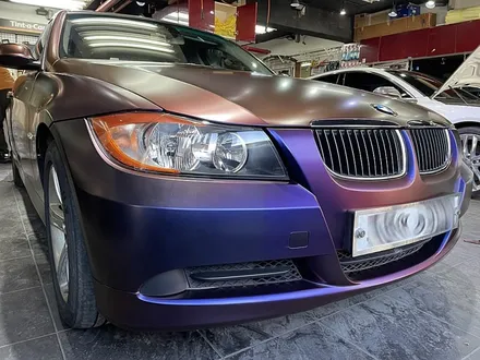 BMW323i E90 전체랩핑 카멜레온 [사틴 로링썬더] / 서울 서대문