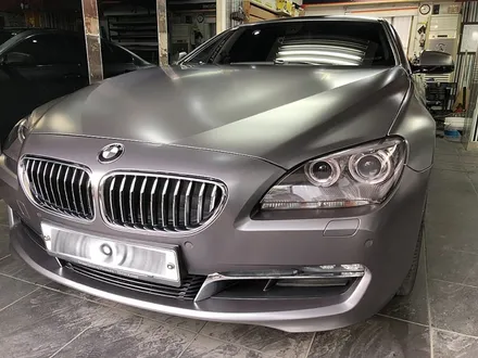 자동차랩핑 사고 범퍼손상으로 전체랩핑 진행 BMW640i / 서울 서대문