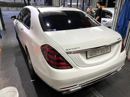 벤츠S650 마이바흐 전체랩핑 [글로스 화이트] / 서울 서대문