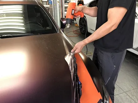 렉서스RC350 전체랩핑 대물보험처리 색상변경 / 서울 서대문