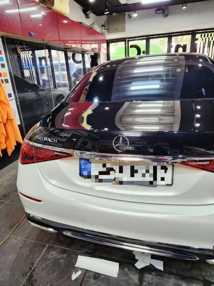 벤츠 마이바흐 투톤 랩핑 코치 비용 // 테슬라 찌그러짐 판금도색 수리 / bmw 미니쿠퍼 접촉사고 수입차 자차 보험처리 / 서울 서대문구
