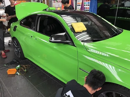 BMW 420d 그란쿠페 전체랩핑 재시공으로 화려한 변신 / 서울 서대문