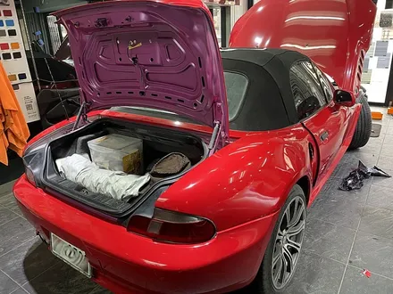 BMW Z3 올드카 복원 전체랩핑 [에이버리 카마인 레드] / 서울 서대문