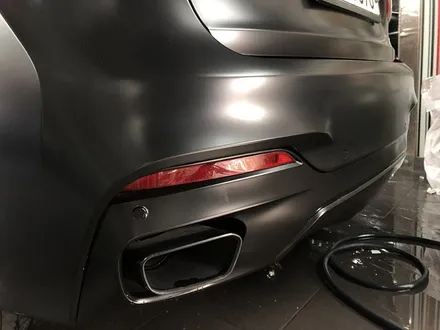 자동차전체랩핑 BMW X6 사틴블랙 강력한 변신 / 서울 서대문