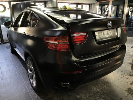 BMW X6 전체랩핑 사틴블랙 색상변경 / 서울 서대문